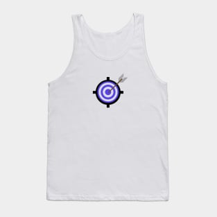 purple black target design Tank Top